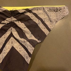 Rip Curl Mirage Reversible Cheeky Coverage Bikini Bottom 14/XL(runs small)